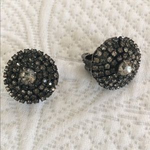 Unique estate jewelry clip on earrings GORGEOUS